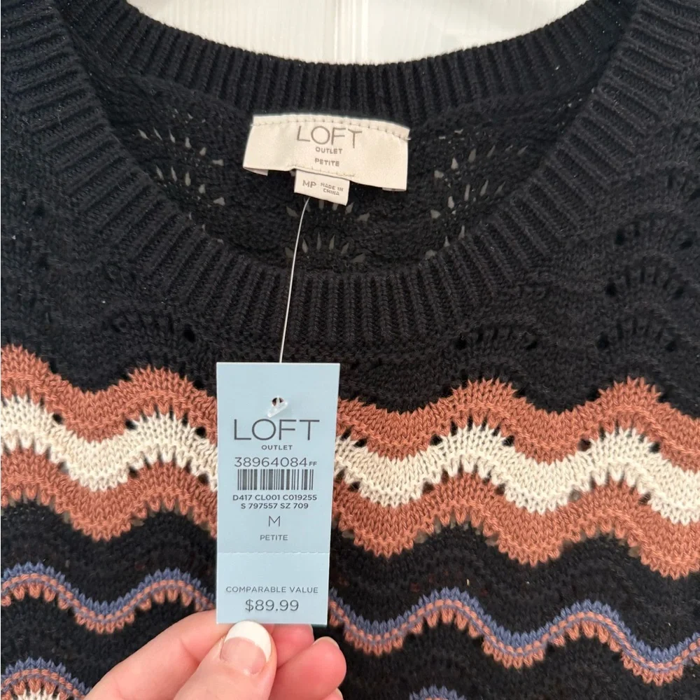 NWT Loft Lot Of 4 Women’s Size 4 S/M Ankle Pants, Crochet Dress, Sweaters NEW - Picture 6 of 14